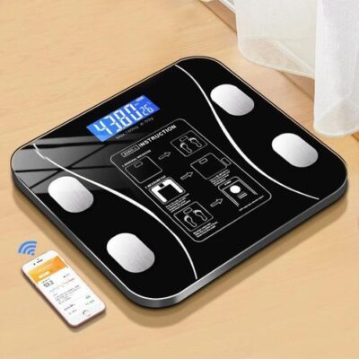 Intelligent Body Fat Weight Scale - Black