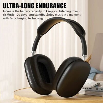 P9 Wireless Bluetooth Headset Noise Reduction Earphone Black